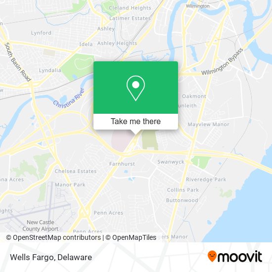 Mapa de Wells Fargo