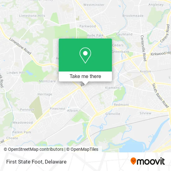 First State Foot map