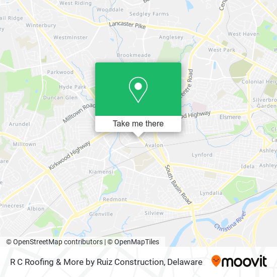 R C Roofing & More by Ruiz Construction map