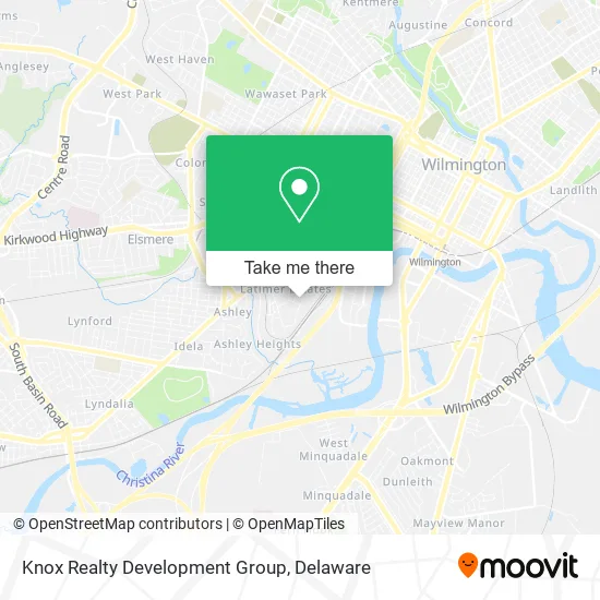 Knox Realty Development Group map