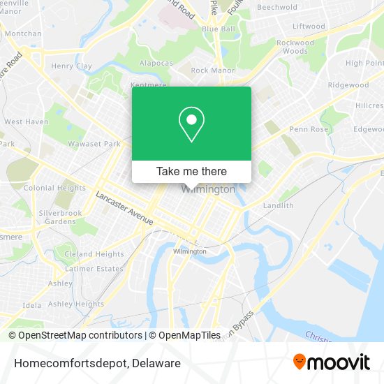 Mapa de Homecomfortsdepot