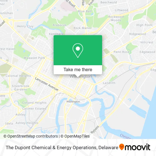 The Dupont Chemical & Energy Operations map