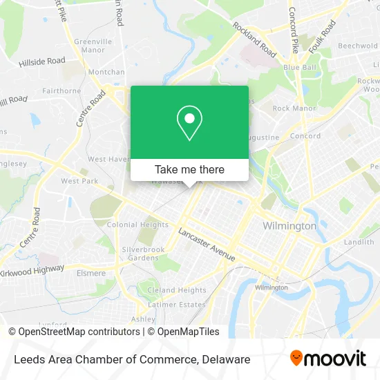 Leeds Area Chamber of Commerce map