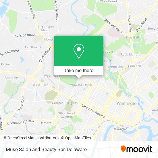 Muse Salon and Beauty Bar map