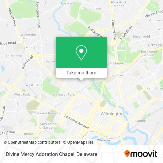 Divine Mercy Adoration Chapel map