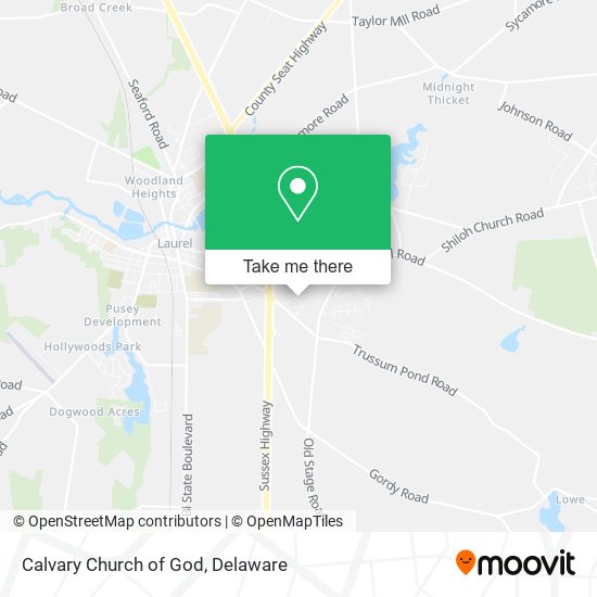 Calvary Church of God map