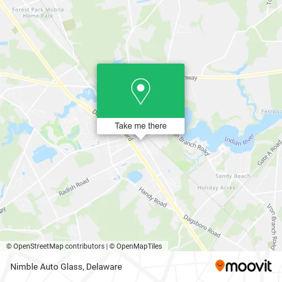 Nimble Auto Glass map