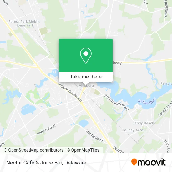 Nectar Cafe & Juice Bar map