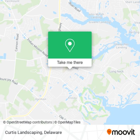 Curtis Landscaping map