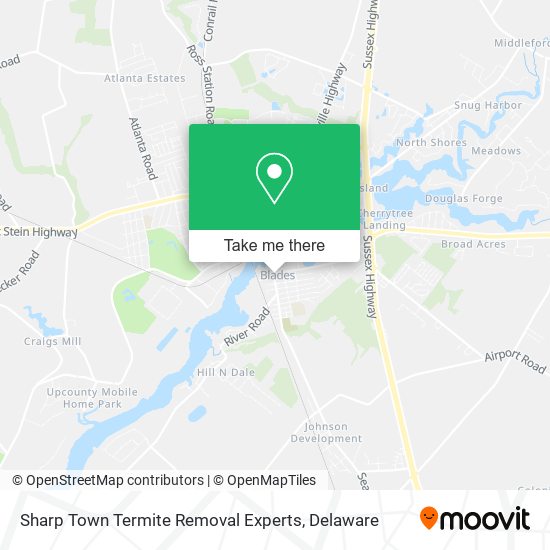 Mapa de Sharp Town Termite Removal Experts