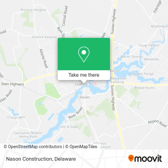 Nason Construction map