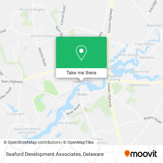 Seaford Development Associates map
