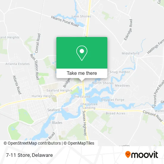 Mapa de 7-11 Store