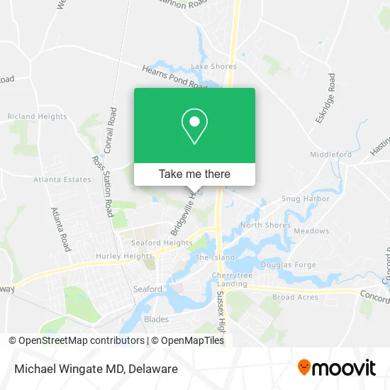 Michael Wingate MD map