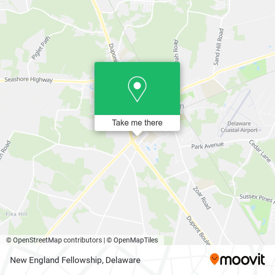 Mapa de New England Fellowship