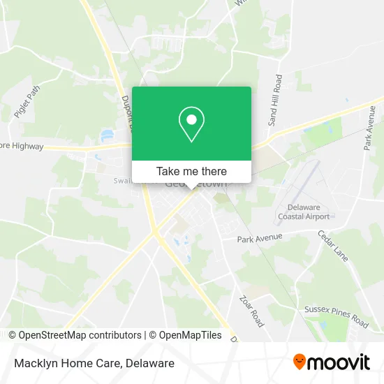 Macklyn Home Care map