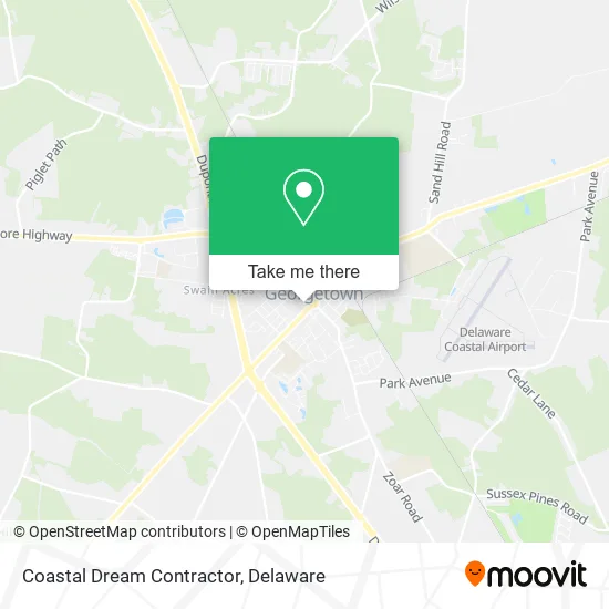 Coastal Dream Contractor map