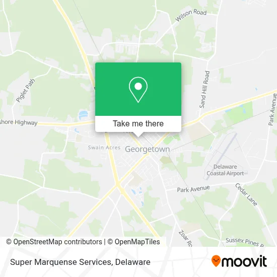 Super Marquense Services map