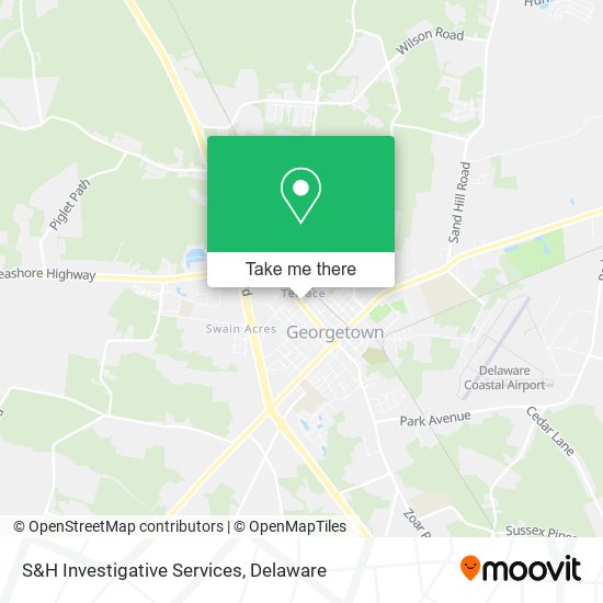 Mapa de S&H Investigative Services