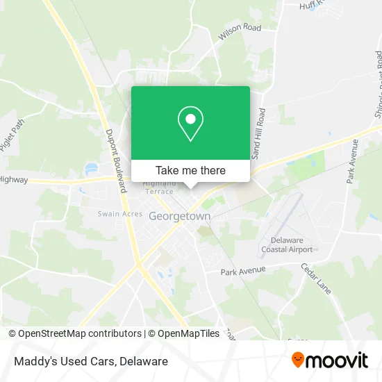 Maddy's Used Cars map