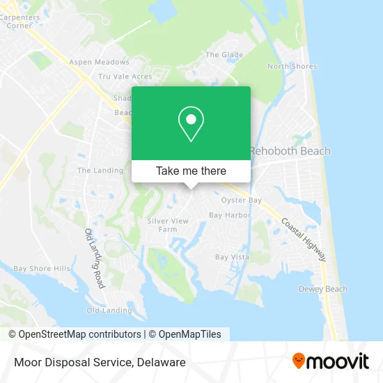 Moor Disposal Service map