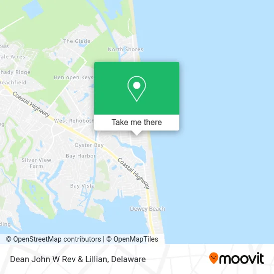 Dean John W Rev & Lillian map
