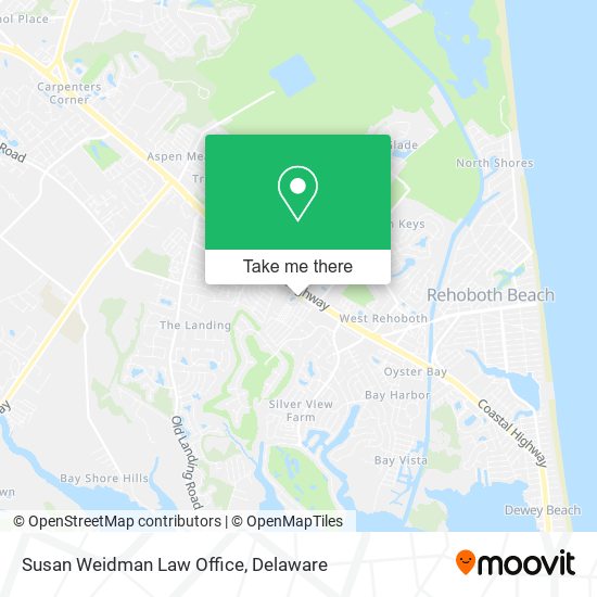 Susan Weidman Law Office map