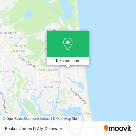 Becker, James P, Aty map