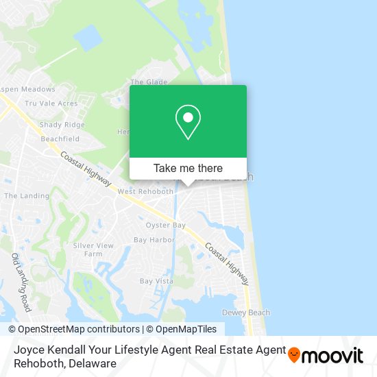 Joyce Kendall Your Lifestyle Agent Real Estate Agent Rehoboth map