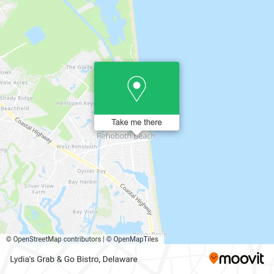 Lydia's Grab & Go Bistro map