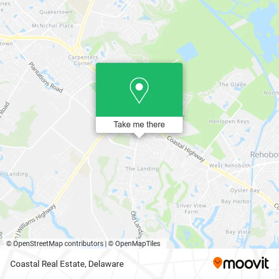 Coastal Real Estate map