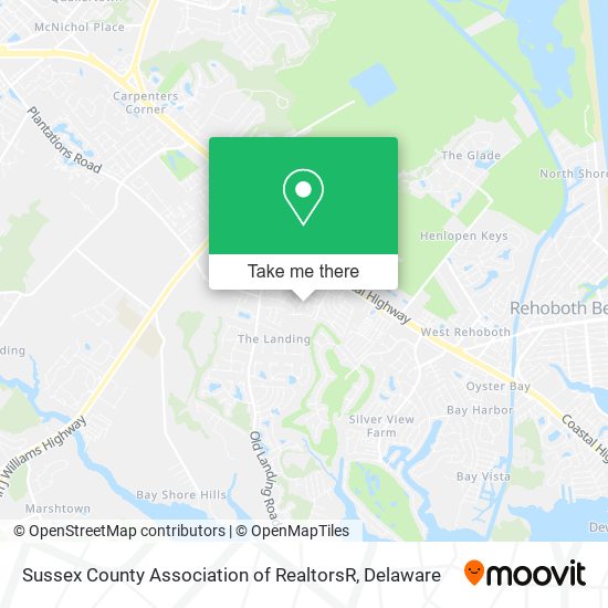 Sussex County Association of RealtorsR map