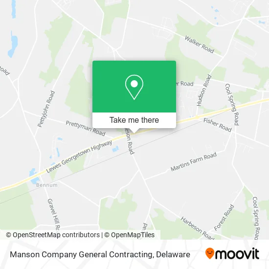 Manson Company General Contracting map