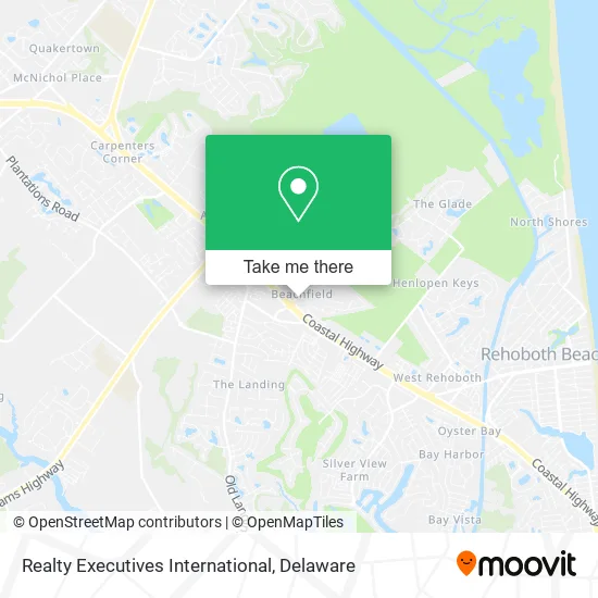 Realty Executives International map