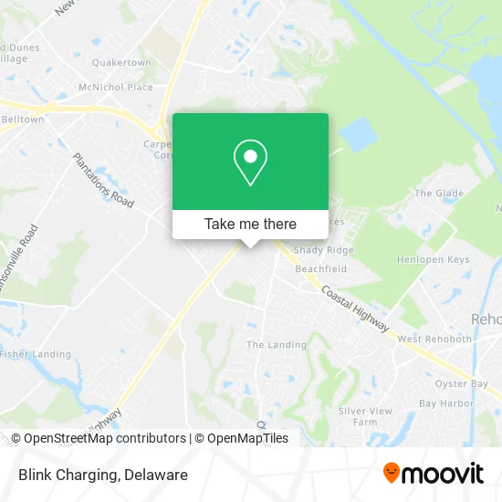 Mapa de Blink Charging