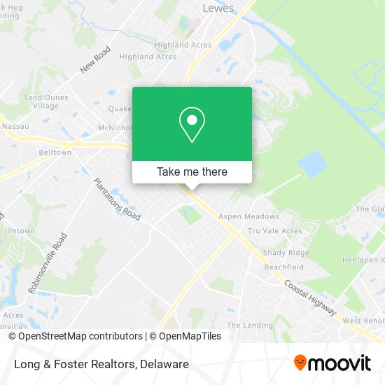 Long & Foster Realtors map