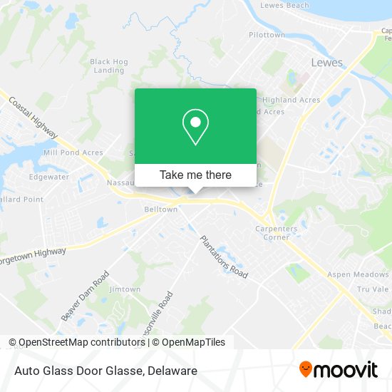 Auto Glass Door Glasse map