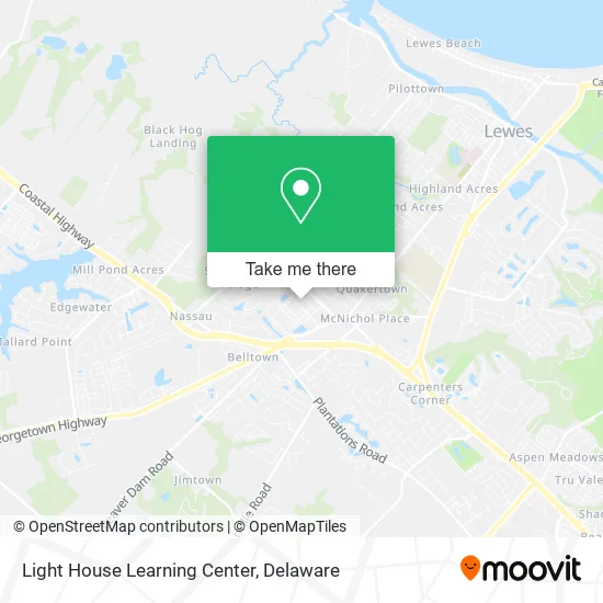 Light House Learning Center map