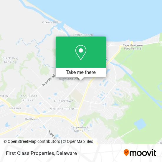 First Class Properties map