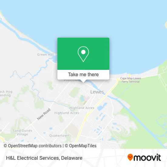 H&L Electrical Services map