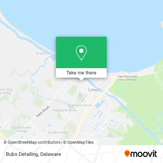 Bubs Detailing map