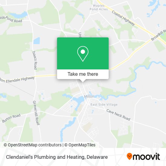 Clendaniel's Plumbing and Heating map