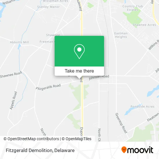 Fitzgerald Demolition map