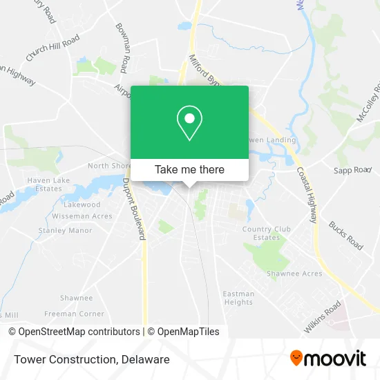 Tower Construction map