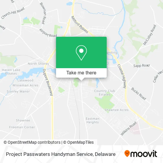 Project Passwaters Handyman Service map