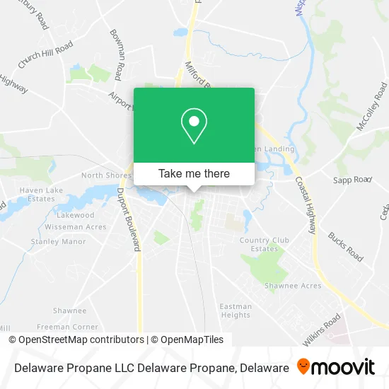 Delaware Propane LLC Delaware Propane map