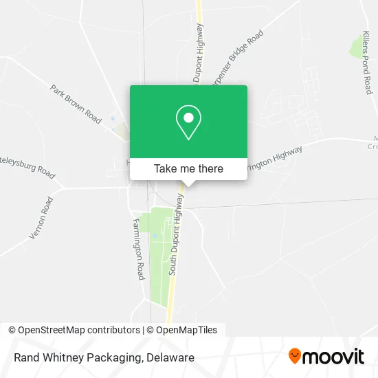 Rand Whitney Packaging map