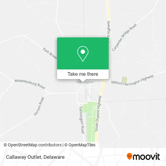 Callaway Outlet map