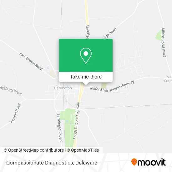 Compassionate Diagnostics map
