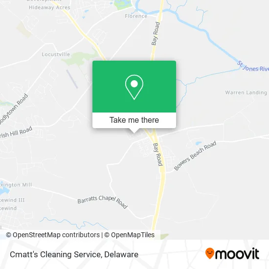 Cmatt's Cleaning Service map